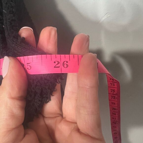 For the Republic Black Sherpa Fleece Vest Gold Zippers Sz 1x - Picture 7 of 8